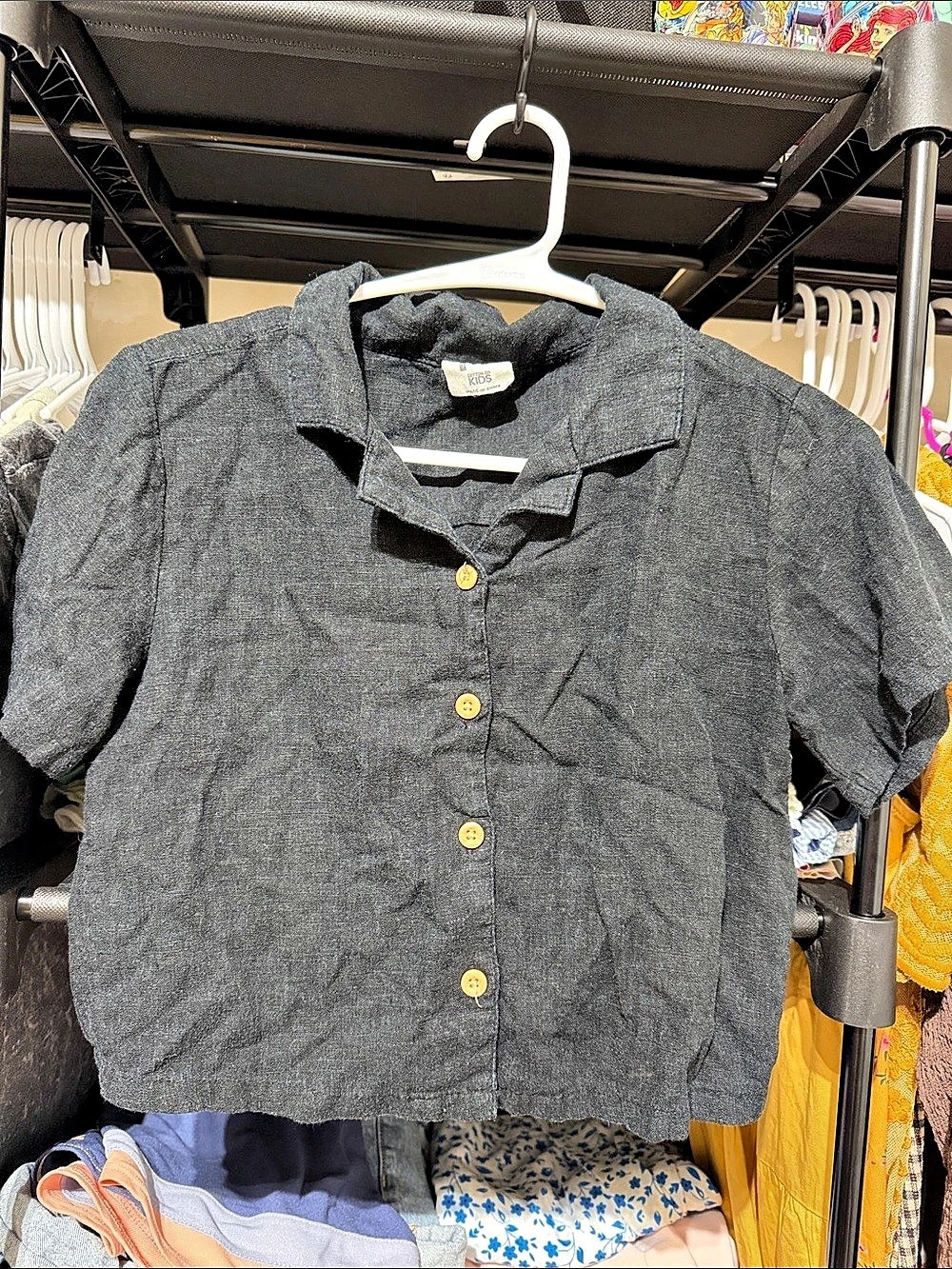 Cotton on Button Down Shirt Gray Size 10